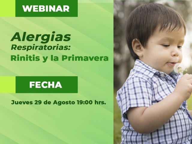 Webinar Alergias Respiratorias: Rinitis y la Primavera